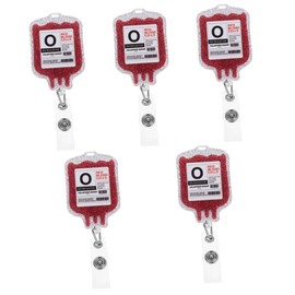 Operitacx 5pcs Retractable Id Badge Holder Clip for Nurses Fob Watch Nurse Access Card Holder