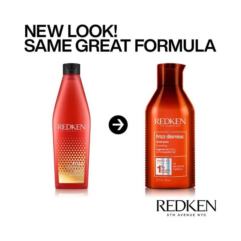 Redken Frizz Dismiss Shampoo 300ml & Conditioner 300ml Duo