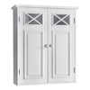 Teamson Home Dawson Wooden Over The Toilet Bathroom Removable Wall