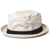 Basic Ench Cotton Terrapinch Pork Pie Hat, Large Size, Shallow,