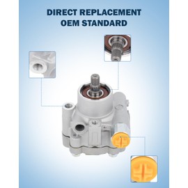 ECCPP Power Steering Pump fit for Nissan Frontier 1999 2000 2001 2002 2003 2004, Xterra 2000 2001 2002 2003 2004 3.3L Replace # 21-5219 Power Assist Pump Assembly