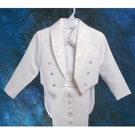 Lito Angels Boys 5 Piece Formal Tuxedo Suit Occasion Clothing Page Boy Suit Christening Suit -