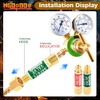 Mgoodoo 4Pcs Oxygen Acetylene Flashback Arrestors Set Regulator End Standard