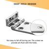 DIALESHU 2 Pack Heavy Duty Boat Hinges 316 Stainless Steel