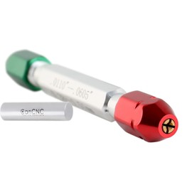 Accusize Industrial Tools 0.011'' - 0.060'' Go/No Go Double End Gage Handle, 3350-0100…