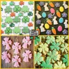 Crethinkaty Mini Easter Cookie Cutter Set,12 Pcs Shamrock Cookie Cutters
