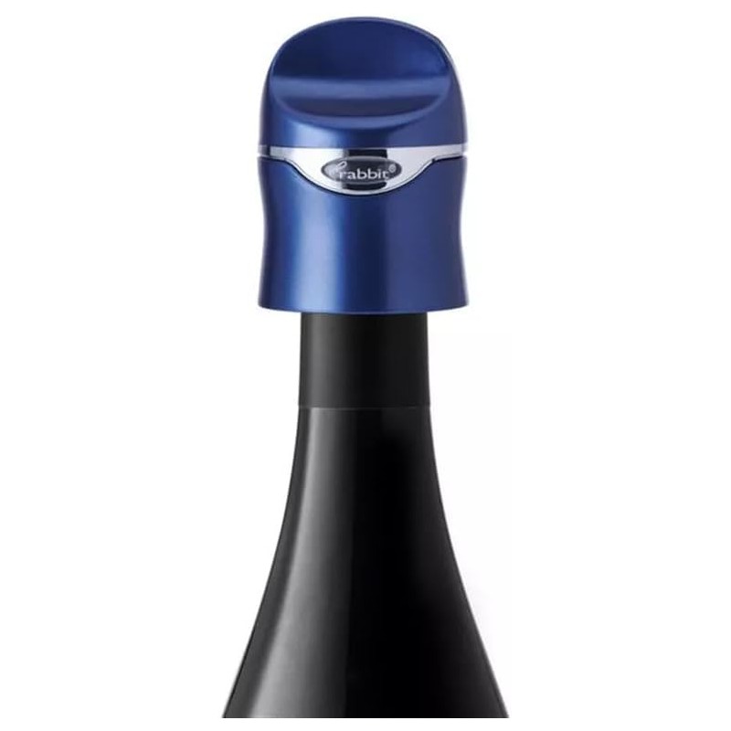 Rabbit Aerate and Preserve Wine Set, sellador de vino/champaña y