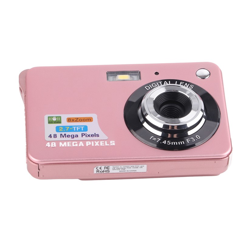 4K Digital Camera 48MP 2.7in LCD Display 8x Zoom Anti