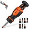 Multi 8-in-1 Magnetic Adjustable Ratchet Screwdriver Set: Mini Short Screwdrivers