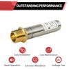 2-Pack EFIELD MH-131, 1/2-Inch MIP Thread Stainless Steel Water Hammer