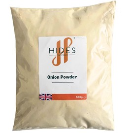 Hides Fine Foods - Onion Powder 500g - GMO Free - Suitable for Vegetarians - BBQ Seasoning - Meat Seasoning - Vegetable Seasoning - Perfect for Summer