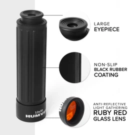 Humvee Monocular Telescope, for Men, Camping, for Hunting, Fishing, Cruises, Hiking, Military Gear, Great Tactical Gear, Gadget for Men