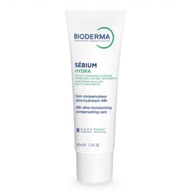 BIODERMA, Sébium Hydra, Crema Facial Hidratante Restauradora, Skincare Piel Grasa, Acción Hidratante por 24 Horas, 40ML                               
