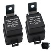 GROBARPART Automotive Relay 2 Packs PC792A-1C-C3-12S-RN-X, G8JN-1C6T-F-R-DC12 Relay 12V 40/30A