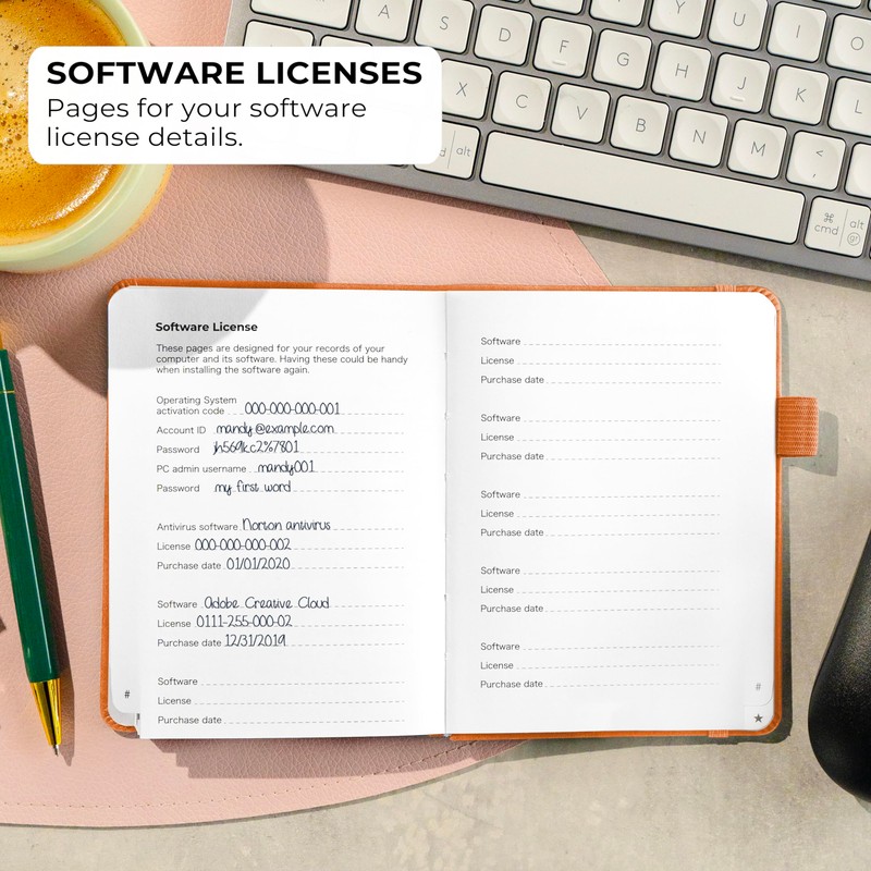 Clever Fox Libro de contraseñas