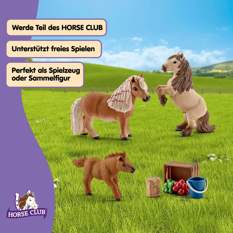 Schleich 41432 Miniature Shetland Pony Family