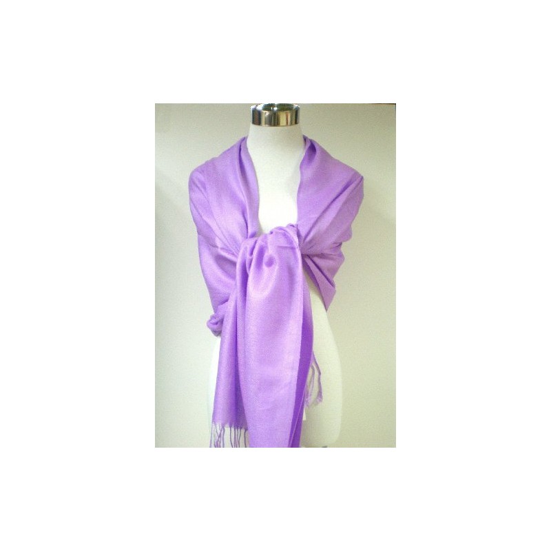 Premium Pashmina Shawl Wrap Scarf - Lilac Purple