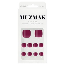 Musemark reusable pedi tip set, plum like, 1 piece / 뮤즈마크 리유저블 페디팁 세트, 플럼라이크, 1개