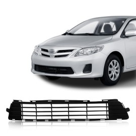 CarPartsDepot Front Lower Grille Grill Black Compatible With Toyota 2011-2013 Corolla 5311202280 TO1036125