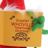 Xmas Tree Topper Funny Green Monster Hiding Behind Book Treetop