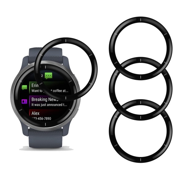 YifNTANG Screen Protectors for Garmin Venu 2 Smartwatch, Anti-Scratch, 3D