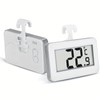 2 x Fridge Thermometer Digital Refrigerator Thermometer, Digital Waterproof Fridge