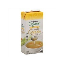 Wegmans Chicken Broth, Organic, Free Range, Low Sodium, 32oz (Pack of 2)