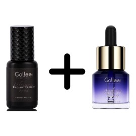 Pegamento Para Pestañas Gollee Radiant Expert + Superbonder Negro