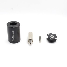 Easybikeparts Bicycle Fork Star Nut Set Bike Headset Star Nut Bike 1 1/8" Fork Installer for Mountain Road Bike Hybrid Bike 4 PCS