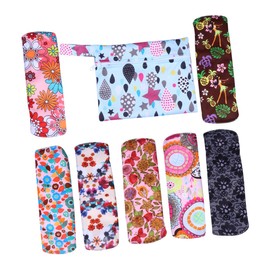 Healeved Breathable Cotton Sanitary Napkins Set Reusable Women's Pads Feminine Wash (m04-m10)