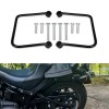 21ST Gloss Black Saddlebag Support Mount For 2018-2025 Softail Standard