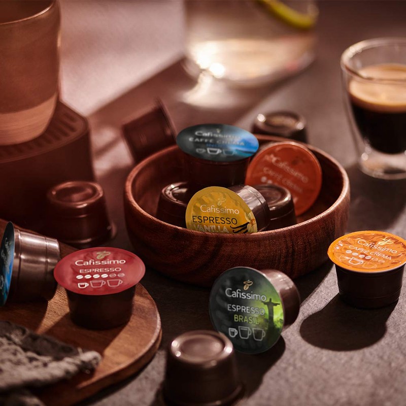 Tchibo Cafissimo Storage Box Caffè Crema Mild Coffee Capsules, Pack