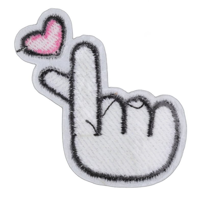 30Pcs Gesture Patches Love Heart Design Premium Cotton Strong Adhesion