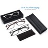YTDBNS Reading Blue Light Blocking Glasses - 2 Pack Computer