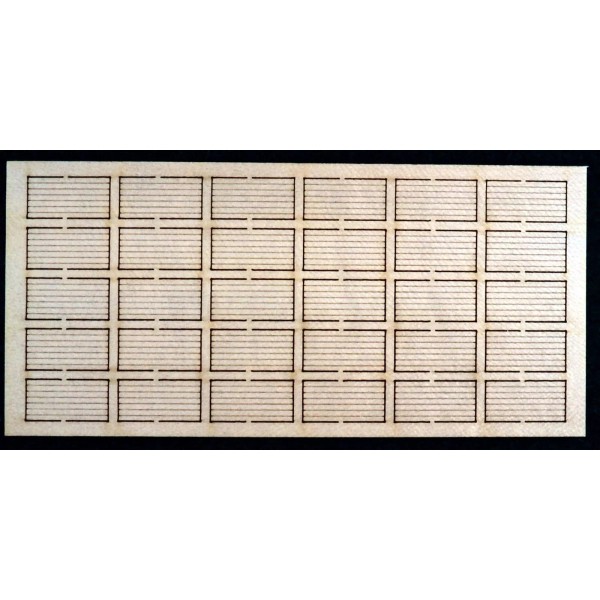 Unbranded 30 N Scale 4’ x 8’ Sheets T1-11 Plywood