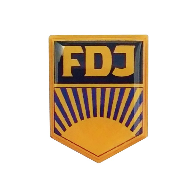 Generisch Red FDJ Pin, Metal