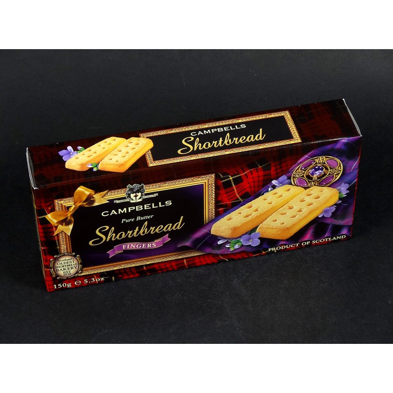 Campbells All Butter Shortbread Fingers - Traditional Shortbread in Carton,