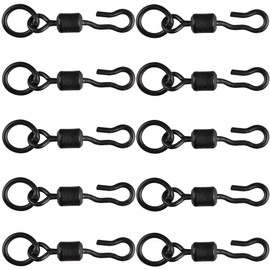 Fox Edges Kwik Change Hook Swivels - 10 Carp Swivels, Size: 10