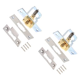 TERF® Heavy Duty Adjustable Roller Catch Mortice Door Latch Spring Ball Door Latches including Fixing Screw - Pack of 2