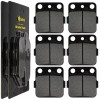 Caltric Front & Rear Brake Pads for Honda TRX400EX Sportrax