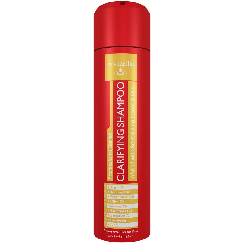 Arvazallia Clarifying Shampoo Infused with Revitalizing Essential Oils - Professional-Grade