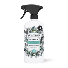 Pet-Pourri Pawsitively Fresh Pet Odor Deodorizer Spray, 16 Fl Oz, Up to 800 Uses, Air + Fabric Odor Remover with Essential Oils & Plant Based Ingredients, Vet Recommended, Pineapple, Jasmine & Pear