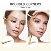 QUEWEL Lash Applicator Tool, 2 Pcs Eyelash Clusters Tweezers For