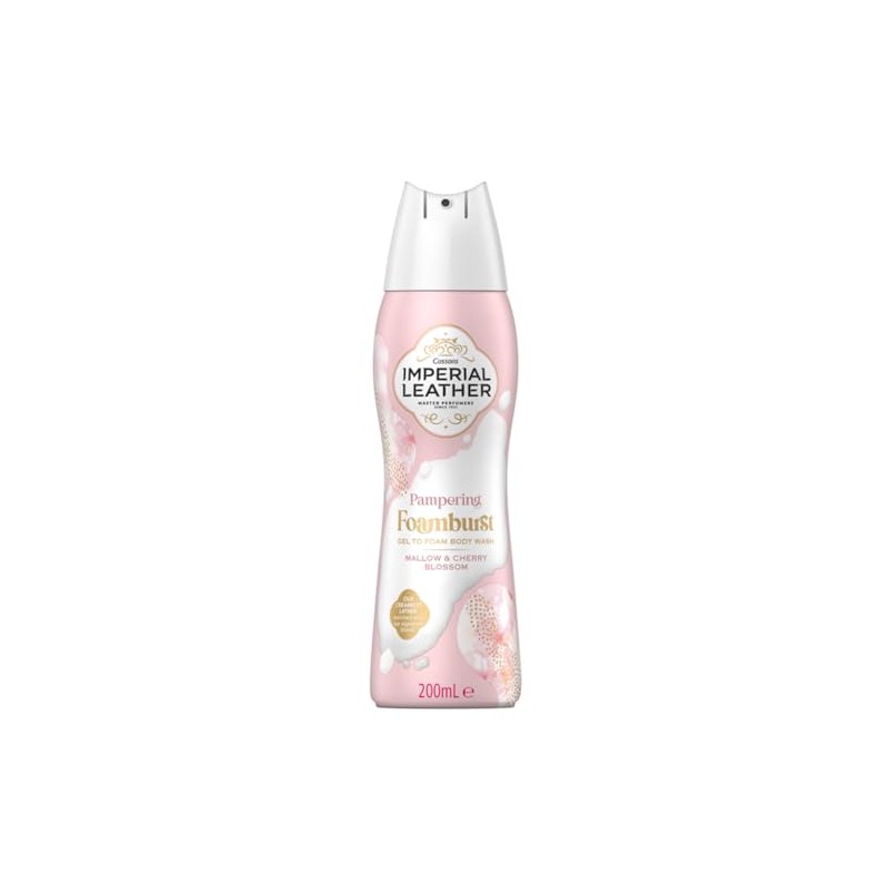 IMPERIAL LEATHER FOAMBURST 200ml - PAMPERING 1's