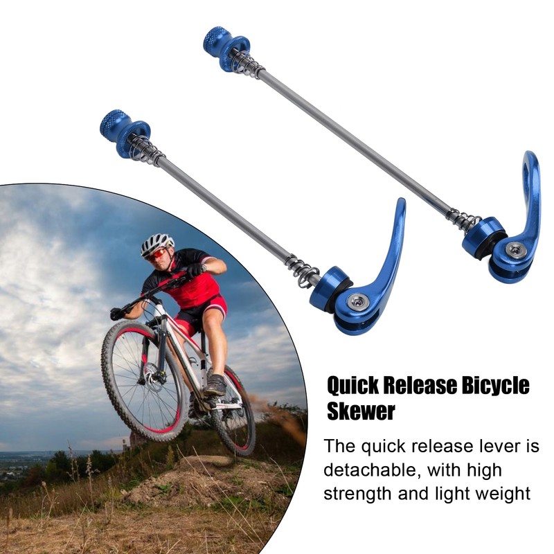 2Pcs Bicycle Quick Release Lever Removable Easily Replace Light Weight