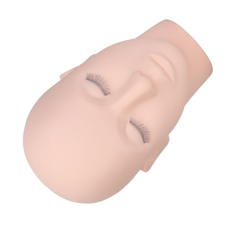 Eyelash Mannequin Head 3 Layers High Density Lash Extension Makeup