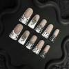C12rtive 120Pcs Matte Dual Nail Forms,Duck Shape Extension Poly Nail