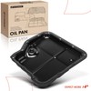 A-Premium Transmission Oil Pan with Drain Plug Compatible with Subaru