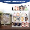 Acrylic Display Case with Lock Key, Removable 4-Tier Clear Acrylic
