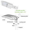 150W LED Shoebox Pole Light for Parking Lots - White
